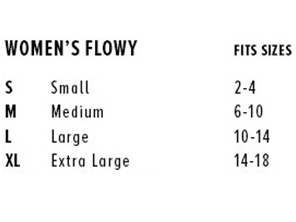 Size chart. Contact us for more information.