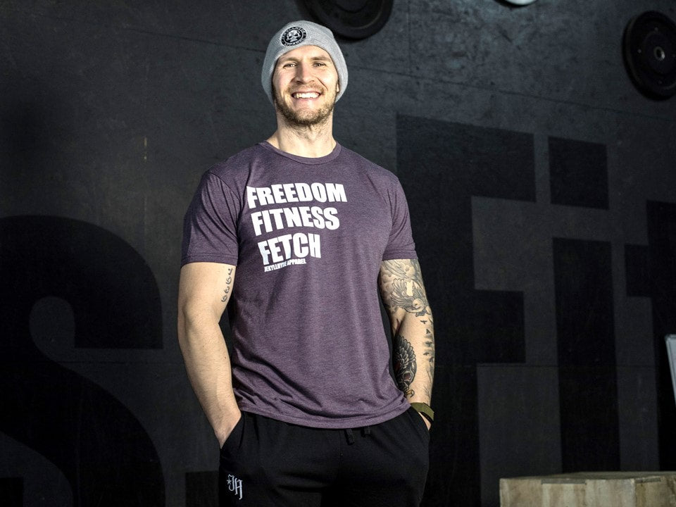 Freedom, Fitness, Fetch t-shirt