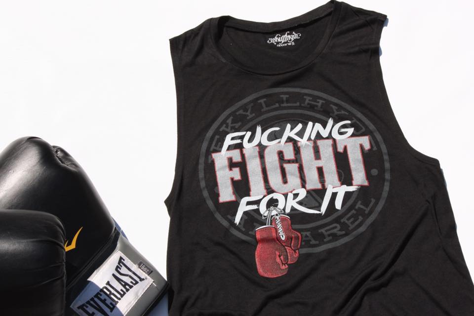 Fight muscle tee