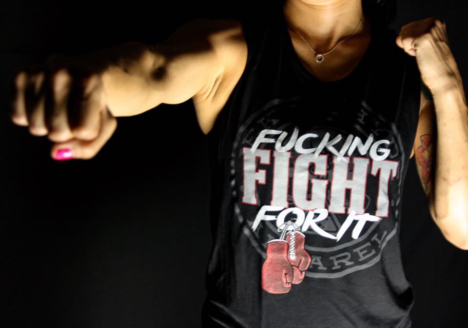 Fight muscle tee