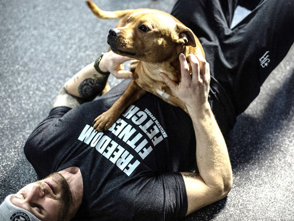 Freedom, Fitness, Fetch t-shirt