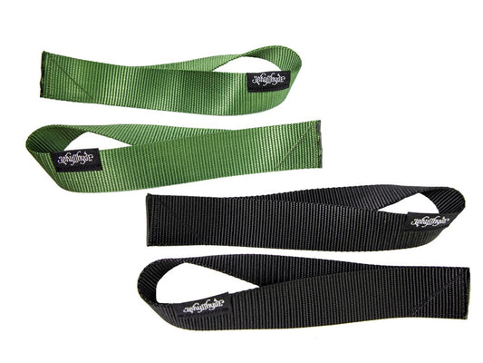 Single loop lifting straps