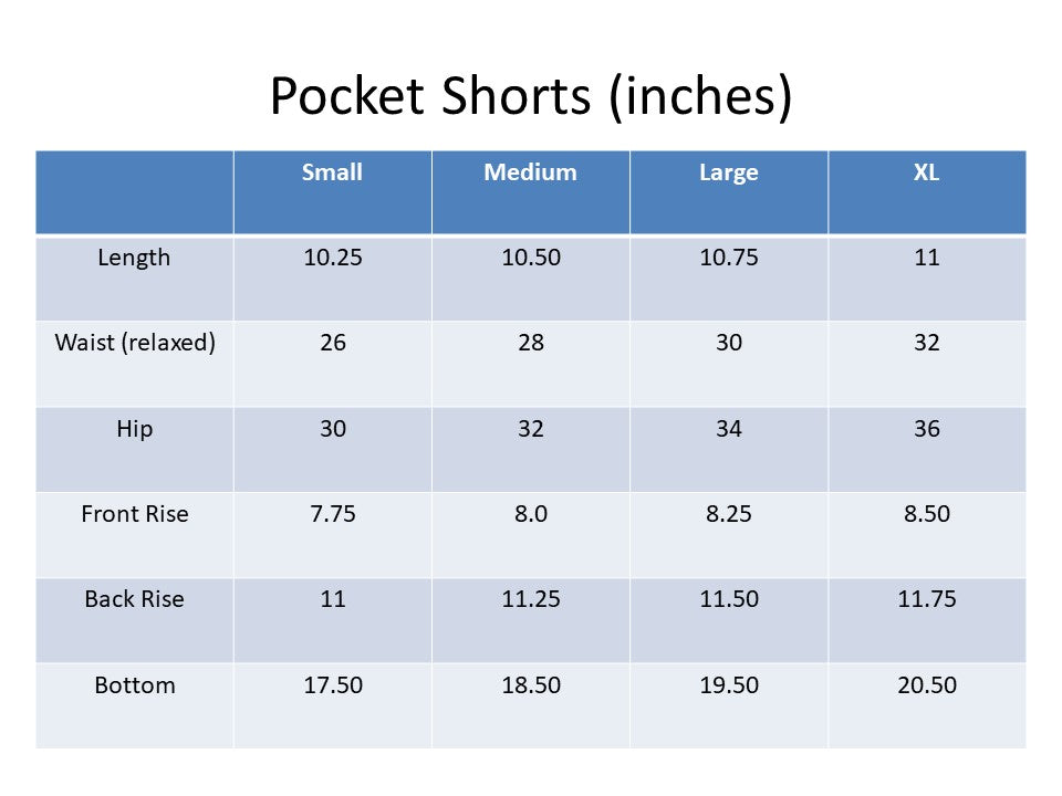 Pocket shorts