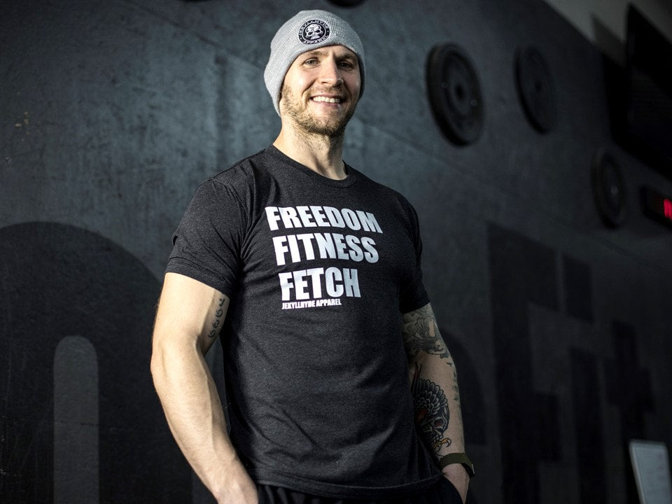 Freedom, Fitness, Fetch t-shirt