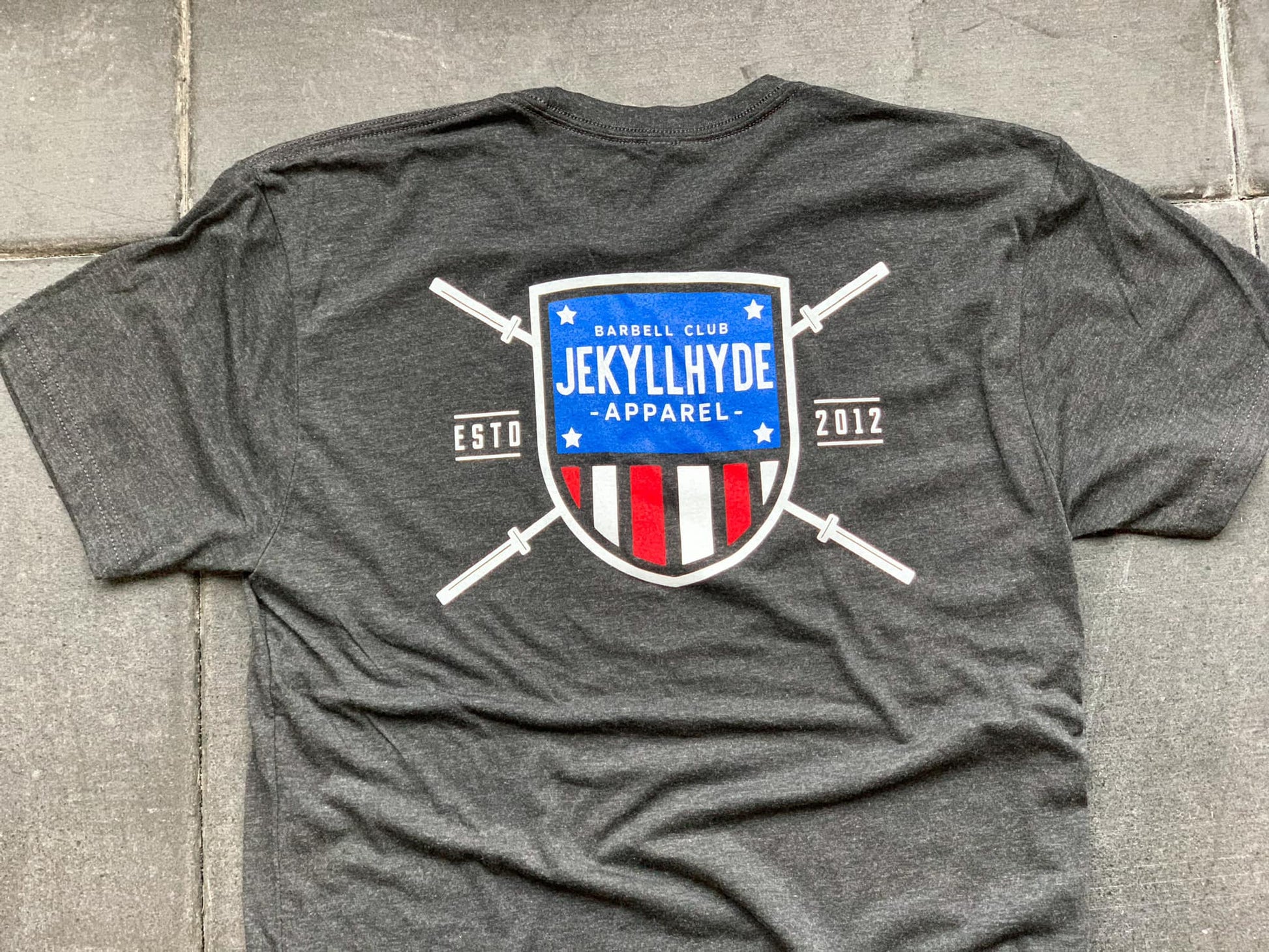 Jekyllhyde Apparel Barbell Club T-Shirt Small