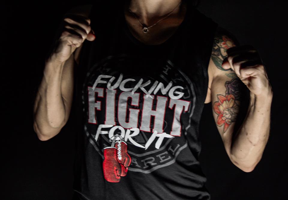 Fight muscle tee