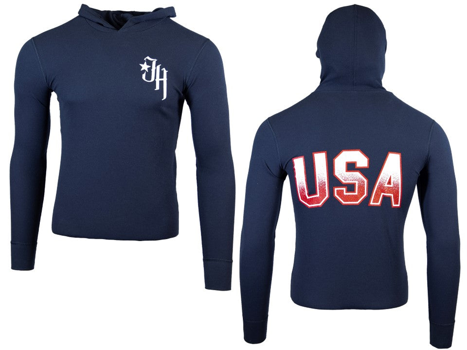 USA thermal hoodie
